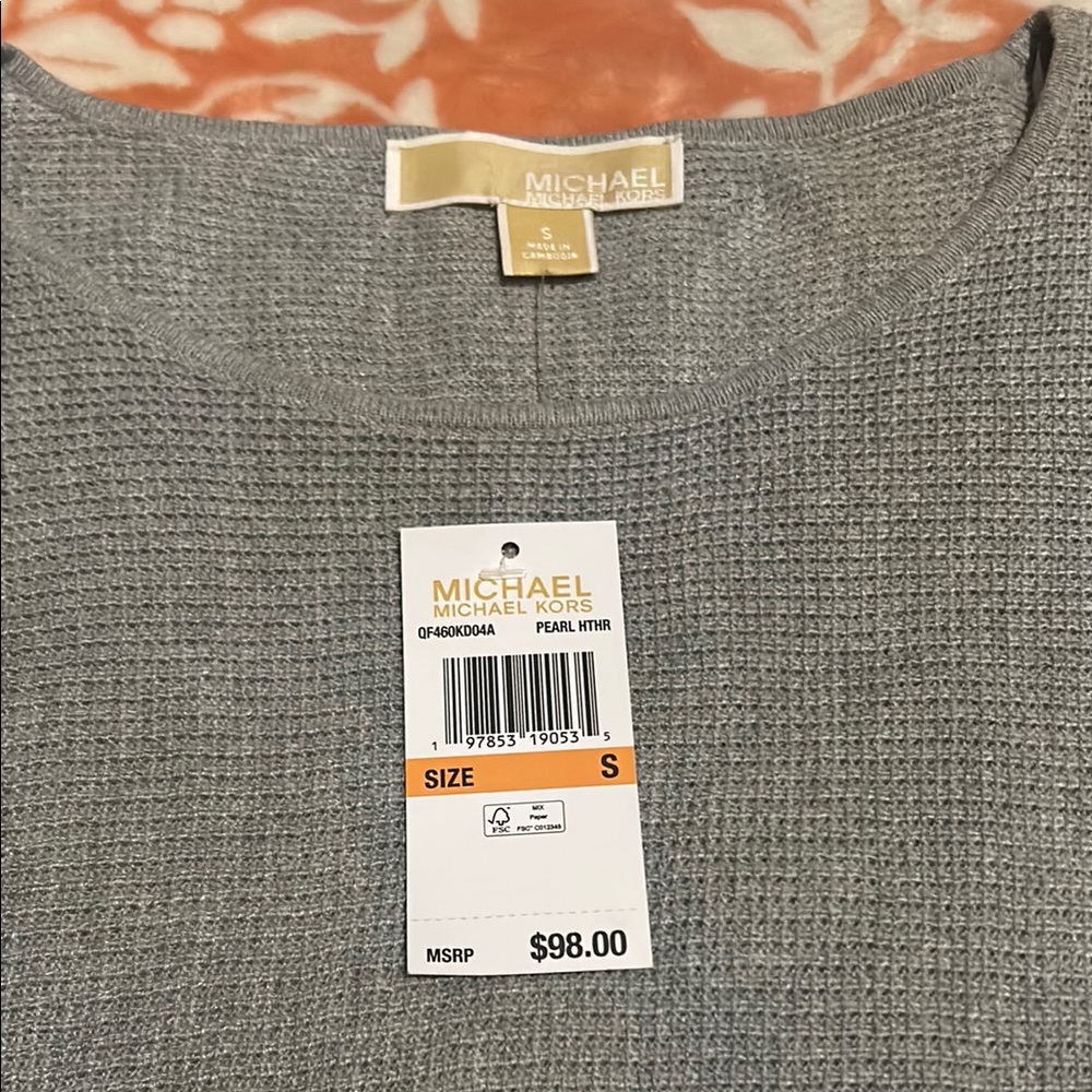 Michael Kors Pearl Heather Knit Top - Picture 2 of 6